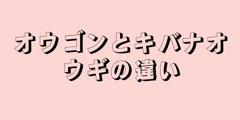 オウゴンとキバナオウギの違い