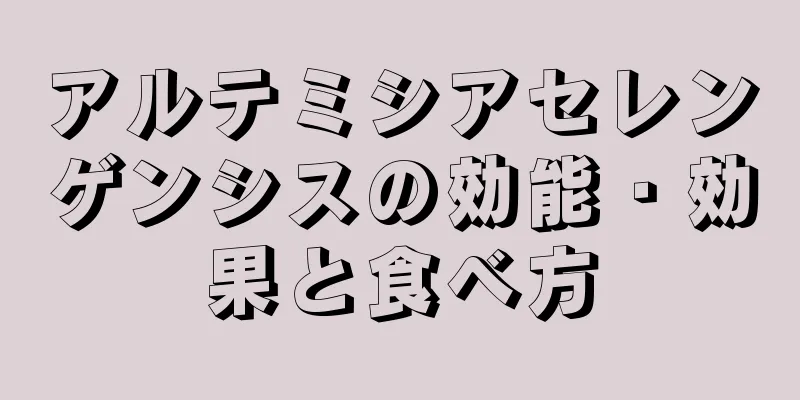 アルテミシアセレンゲンシスの効能・効果と食べ方