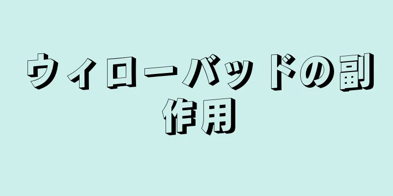 ウィローバッドの副作用