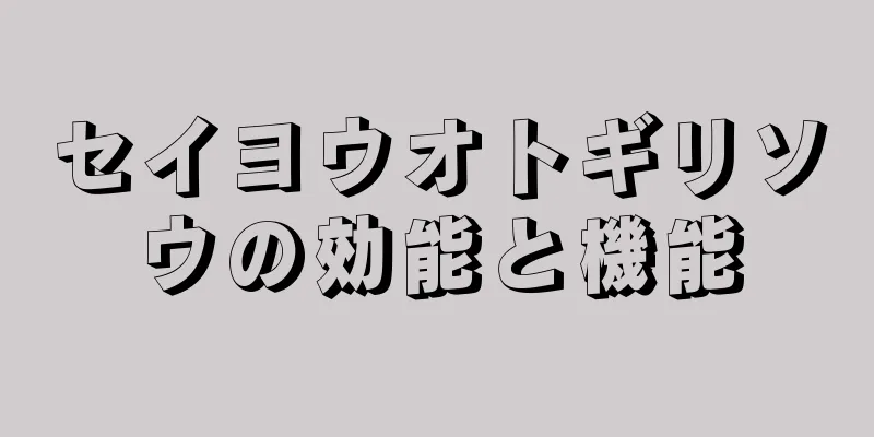 セイヨウオトギリソウの効能と機能