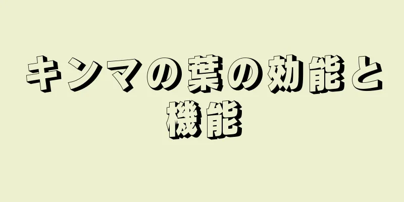 キンマの葉の効能と機能