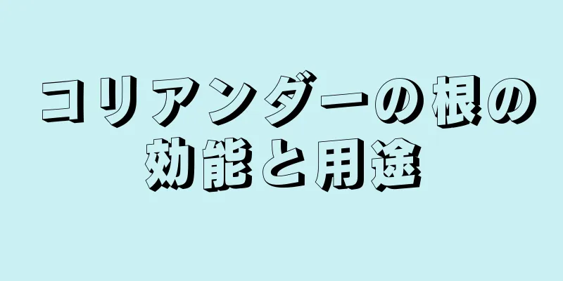 コリアンダーの根の効能と用途