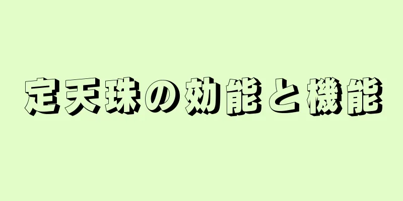 定天珠の効能と機能