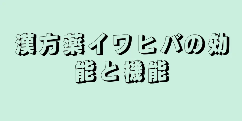 漢方薬イワヒバの効能と機能