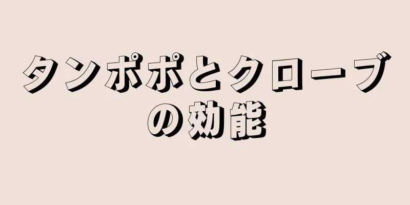 タンポポとクローブの効能