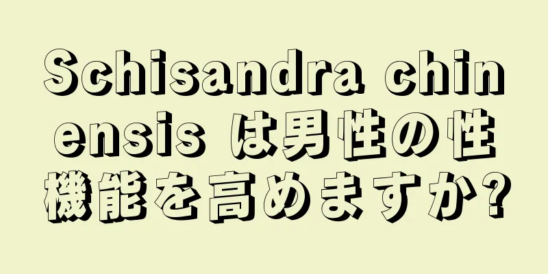 Schisandra chinensis は男性の性機能を高めますか?