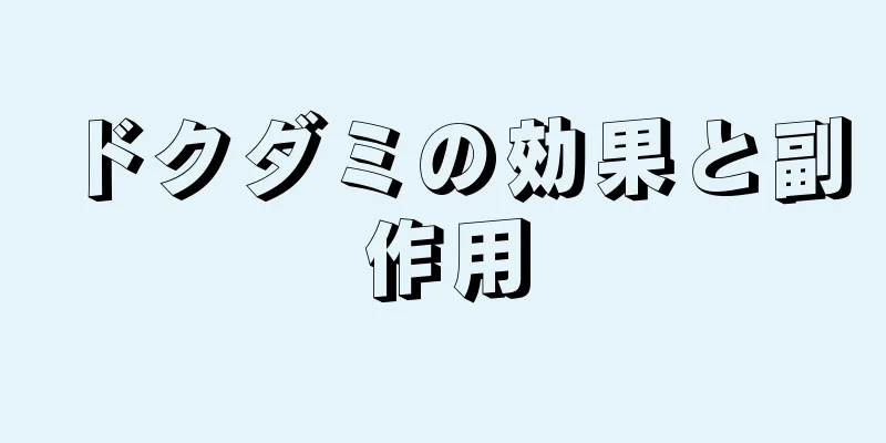 ドクダミの効果と副作用