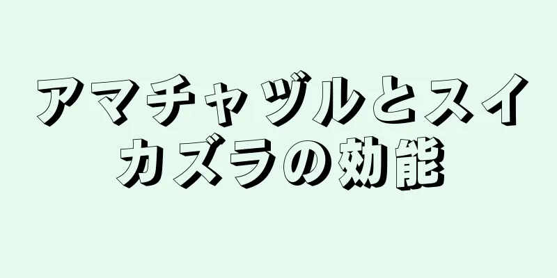 アマチャヅルとスイカズラの効能