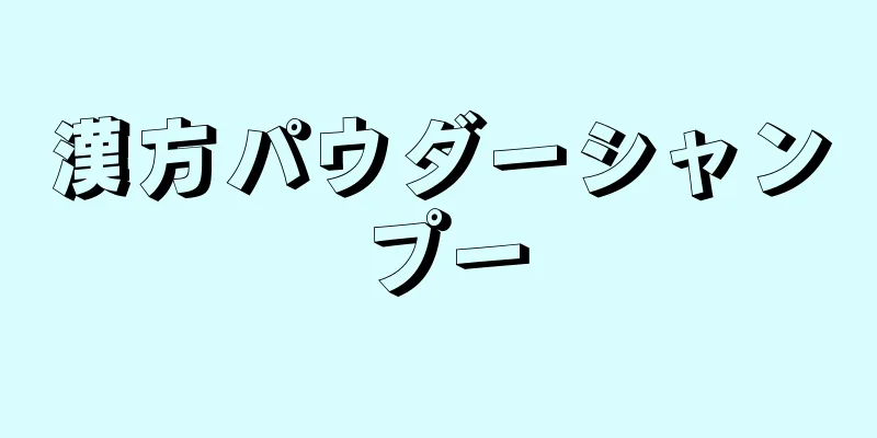 漢方パウダーシャンプー