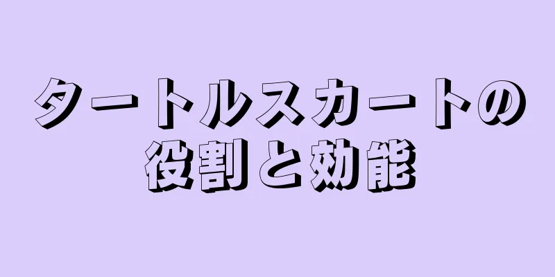 タートルスカートの役割と効能