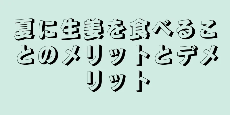 夏に生姜を食べることのメリットとデメリット