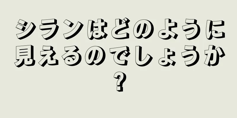 シランはどのように見えるのでしょうか?
