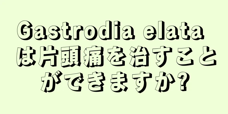 Gastrodia elata は片頭痛を治すことができますか?