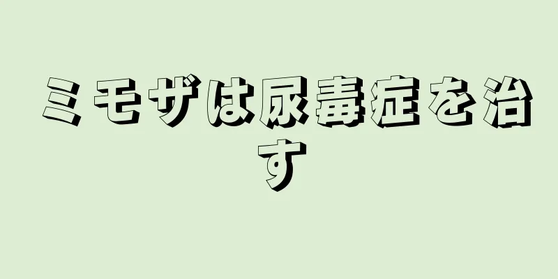 ミモザは尿毒症を治す