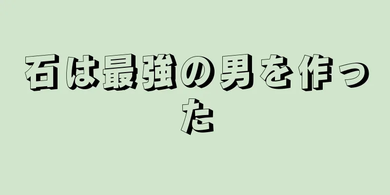 石は最強の男を作った