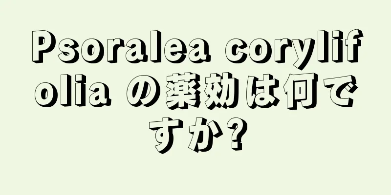 Psoralea corylifolia の薬効は何ですか?