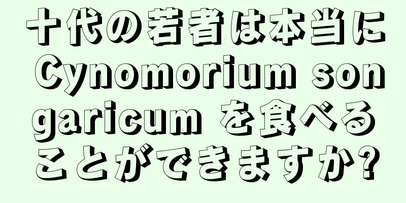 十代の若者は本当に Cynomorium songaricum を食べることができますか?