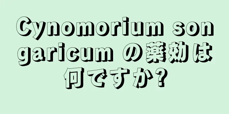 Cynomorium songaricum の薬効は何ですか?