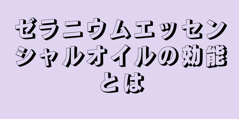 ゼラニウムエッセンシャルオイルの効能とは