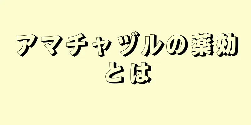 アマチャヅルの薬効とは
