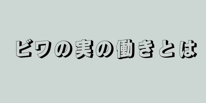 ビワの実の働きとは