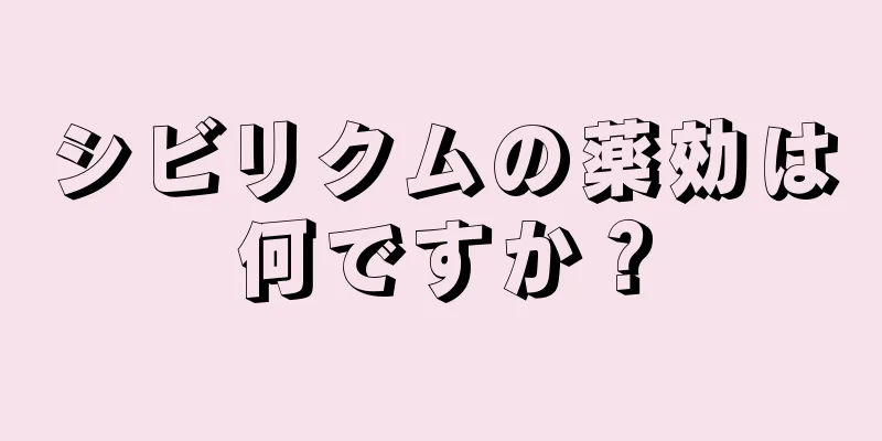 シビリクムの薬効は何ですか？