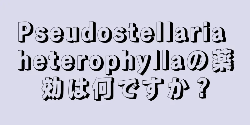 Pseudostellaria heterophyllaの薬効は何ですか？