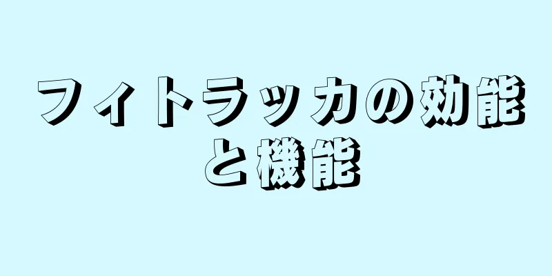 フィトラッカの効能と機能