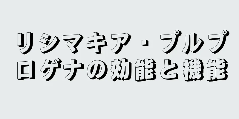 リシマキア・プルプロゲナの効能と機能