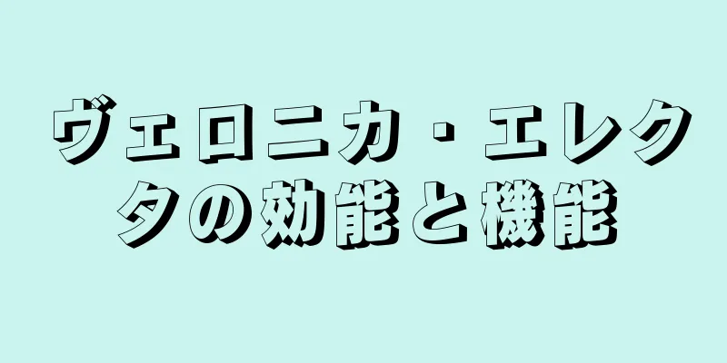 ヴェロニカ・エレクタの効能と機能