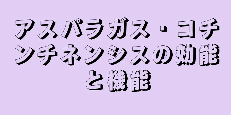 アスパラガス・コチンチネンシスの効能と機能
