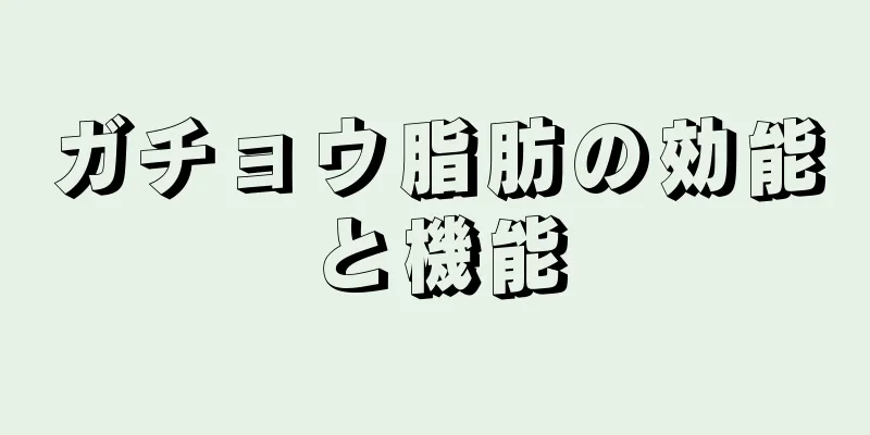 ガチョウ脂肪の効能と機能
