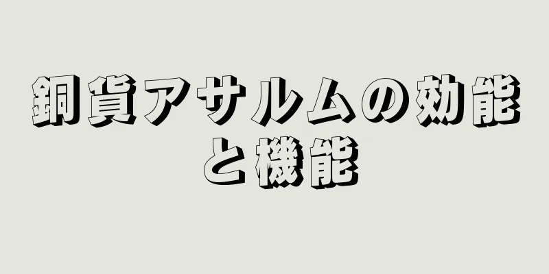 銅貨アサルムの効能と機能