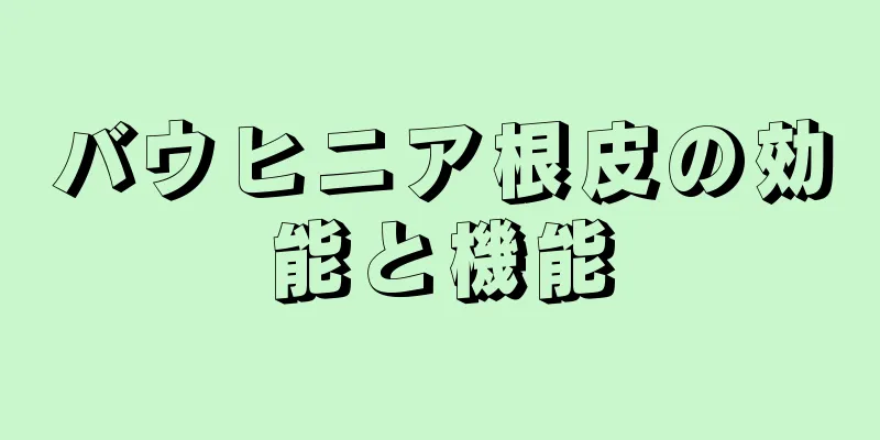 バウヒニア根皮の効能と機能