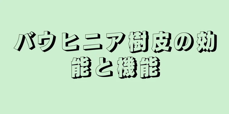 バウヒニア樹皮の効能と機能
