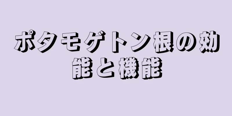 ポタモゲトン根の効能と機能