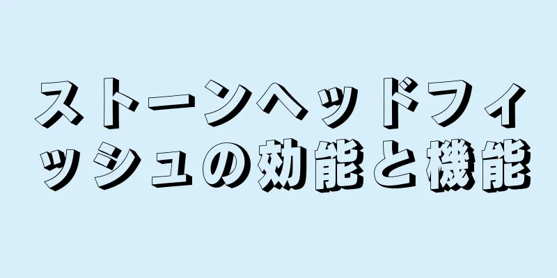 ストーンヘッドフィッシュの効能と機能