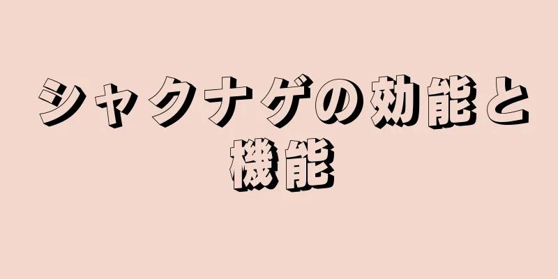 シャクナゲの効能と機能