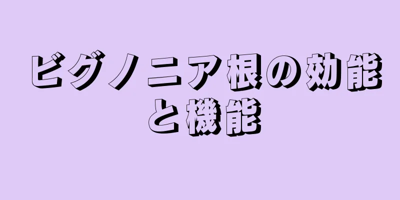 ビグノニア根の効能と機能
