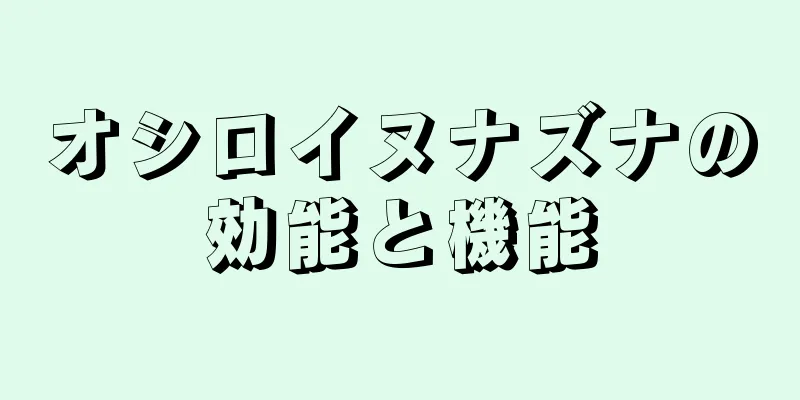 オシロイヌナズナの効能と機能