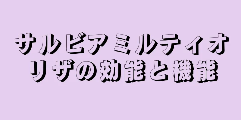 サルビアミルティオリザの効能と機能
