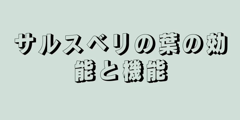 サルスベリの葉の効能と機能