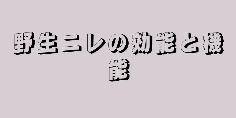 野生ニレの効能と機能