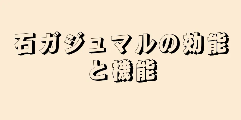 石ガジュマルの効能と機能