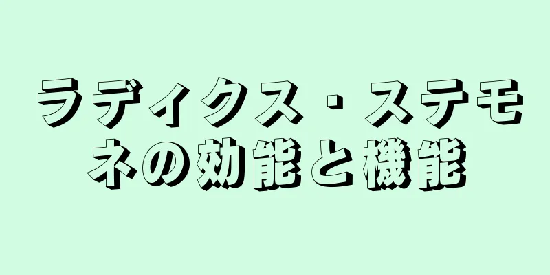 ラディクス・ステモネの効能と機能
