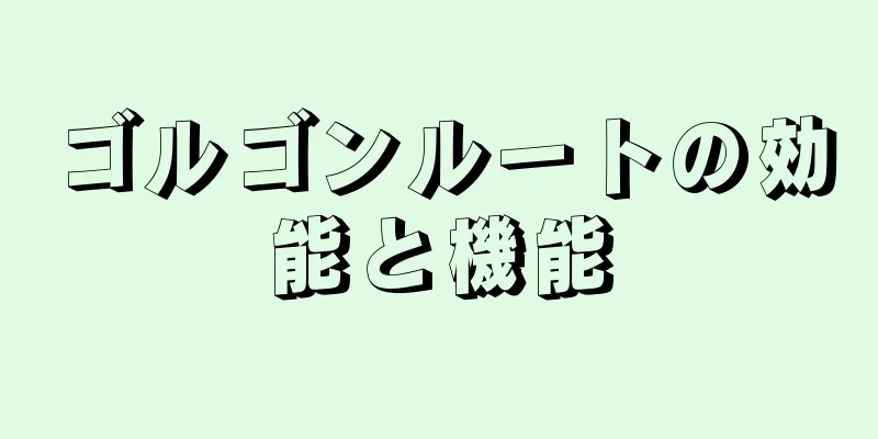 ゴルゴンルートの効能と機能