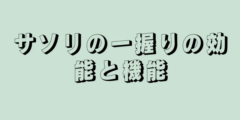サソリの一握りの効能と機能