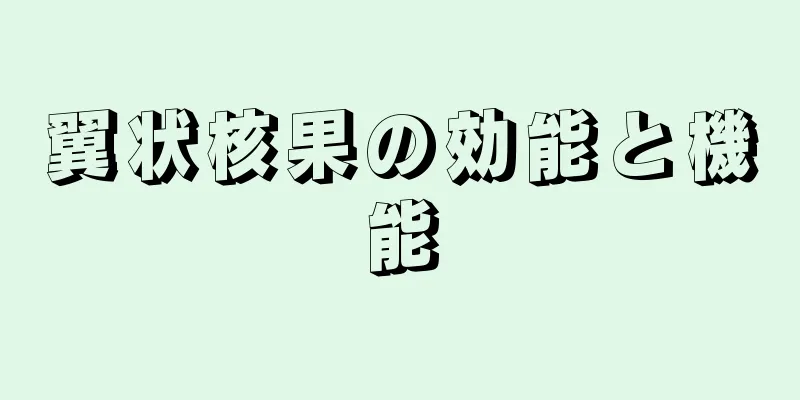 翼状核果の効能と機能