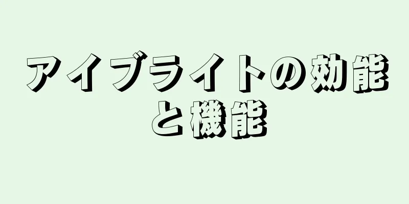 アイブライトの効能と機能