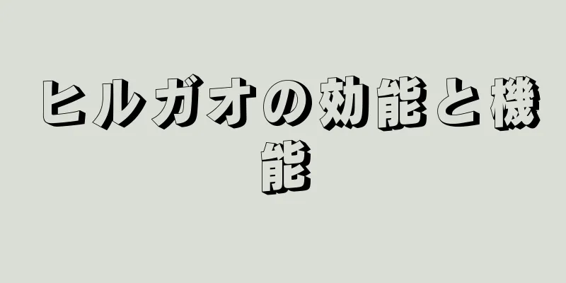 ヒルガオの効能と機能